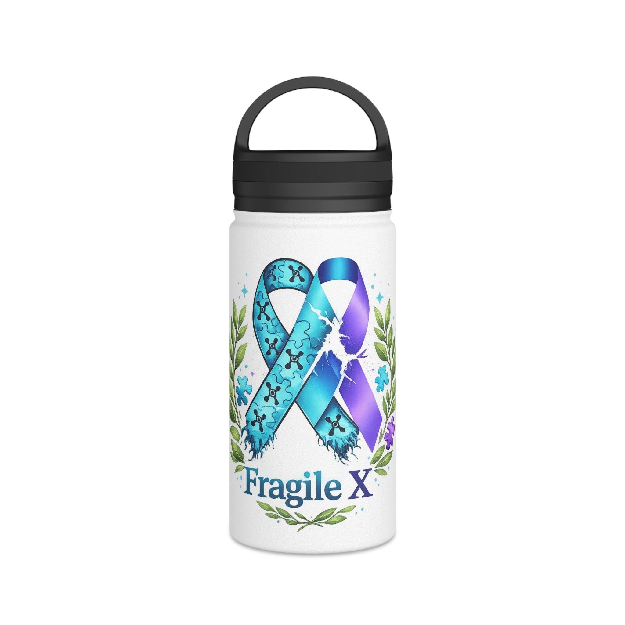 Fragile X Awareness Stainless Steel Water Bottle - Monette McFadden