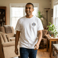 Earth Floral Pocket T-Shirt — Nature Lover Graphic Tee - Monette McFadden